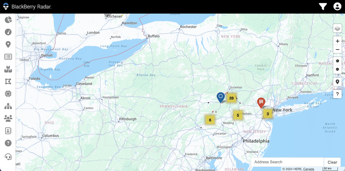 Blackberry Radar Dashboard